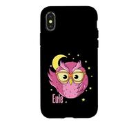 Schlaftype Owl Glasses Nighttime Active Owl Morning Grouch Case for iPhone X/XS