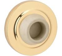 SCHLAGE 407 1/2 B3 4071/2B3 Door Stop, Bright Brass, 2-7/16 in Dia