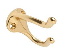 SCHLAGE 571A3 Coat/Hat Hook, Brass
