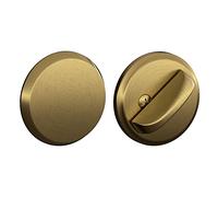 Schlage B81 Single Sided Residential Deadbolt with Thumbturn and Outside Trim Pl, Antique Brass