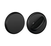 SCHLAGE B81622 Standard Trim Non-Keyed One Sided Deadbolt, Highest Residential Security, Matte Black, Single thumbturn