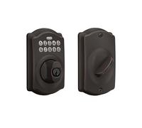 SCHLAGE BE365VCAM716 BE365CAM716 BE365 Camelot Keypad Deadbolt, Aged Bronze
