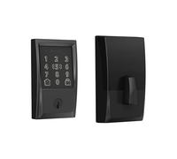 SCHLAGE BE499WB CEN 622 Encode Plus Smart WiFi Deadbolt Lock, Matte Black
