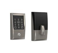 SCHLAGE BE499WBCEN619 Encode Plus Smart WiFi Deadbolt Lock, Satin Nickel