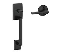 SCHLAGE Century Front Entry Handle and Latitude Interior Lever with Century Trim (Matte Black) FE285 CEN 622 LAT CEN Lock Company