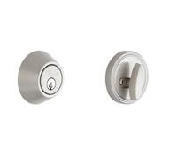 SCHLAGE Dexter by Schlage JD60626 Single-Cylinder Deadbolt, Brushed Chrome