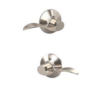Schlage F10 Acc 618 Accent Lever Hall and Closet, Polished Nickel
