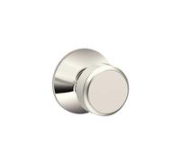 Schlage F10 BWE 618 Bowery Internal Door Knob, Hall and Closet, Polished Nickel