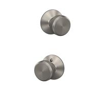 Schlage F10 BWE 619 Bowery Passage Lock Knob, Satin Nickel
