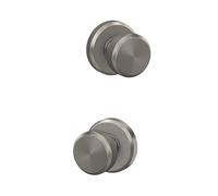 Schlage F10 BWE 619 GSN Greyson Collection Bowery Passage Lock Knob, Satin Nickel