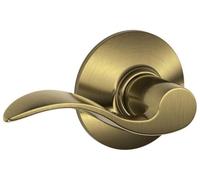 Schlage F10ACC609 Accent Passage Lever, Antique Brass
