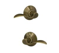 Schlage F10ACC609 Accent Passage Lever, Antique Brass