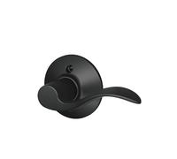 SCHLAGE F170 Acc 622 RH Accent Dummy Lever, Matte Black, Standard