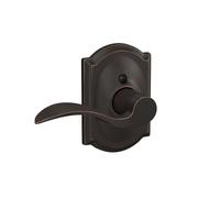 Schlage F170 Acc 716 CAM RH Camelot Collection Right Hand Accent Decorative Trim Lever, Aged Bronze