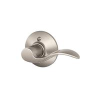 SCHLAGE F170ACC619RH F170 Acc 619 RH Accent Right Hand Dummy Lever, Satin Nickel