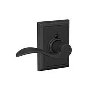 Schlage F170ACC622ADDRH Addison Collection Right Hand Accent Decorative Trim Lever, Matte Black
