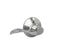 Schlage F170ACC625LH Accent Left Hand Dummy Lever, Bright Chrome