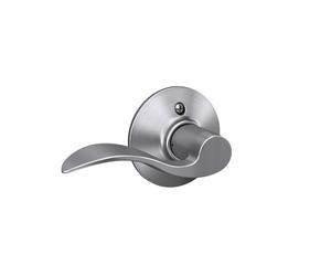 Schlage F170ACC626LH Accent Left Hand Dummy Lever, Brushed Chrome