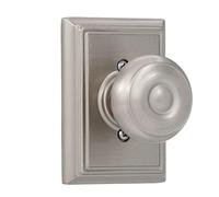 Schlage F170GEO619ADD Addison Collection Georgian Decorative Trim Knob, Satin Nickel