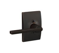 Schlage F170LAT716CEN Century Collection Latitude Decorative Trim Lever, Aged Bronze