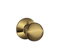 Schlage F170ORB609 Orbit Dummy Knob, Antique Brass