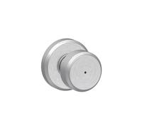 Schlage F40 BWE 626 GSN Greyson Collection Bowery Privacy Lock Knob, Satin Chrome