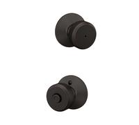 Schlage F40 BWE 716 Bowery Privacy Lock Knob, Aged Bronze