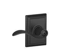 Schlage F40ACC622ADD Addison Collection Accent Privacy Lever, Matte Black