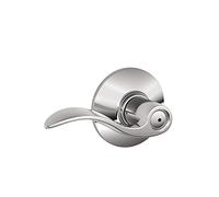 Schlage F40ACC625 Accent Privacy Lever, Bright Chrome