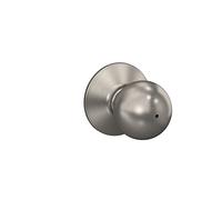 Schlage F40ORB619 Orbit Privacy Knob, Satin Nickel