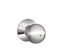 Schlage F40ORB625 Orbit Privacy Knob, Bright Chrome