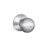 Schlage F40ORB626 Orbit Privacy Knob, Satin Chrome