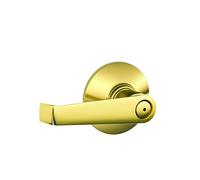 SCHLAGE F40VELA605 Elan Privacy Lever, Bright Brass