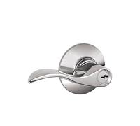 Schlage F51A Acc 625 Accent Keyed Entry Lever, Bright Chrome