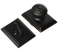 Schlage F94-GEO-ADD Georgian Knob Dummy Interior Pack with Deadbolt Cover Plate, Aged Bronze by Schlage Lock Company