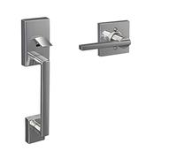 SCHLAGE Hoiyen FE285 CEN 625 LAT COL 16-080 10-027 134 Front Entry Handleset Interior, Collins Trim, Bright Chrome