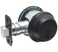 SCHLAGE, Matte Black B60n622k4 Single Cylinder Deadbolt 622