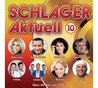 SCHLAGER AKTUELL 10 - ANDREA BERG, BEATRICE EGLI, CALIMEROS, MICHELLE 3 CD NEW