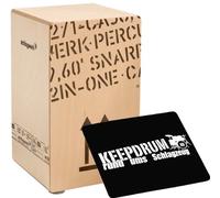 SCHLAGWERK 2INONE SNARE CP 404 Natural Cajon Large + Keepdrum Sitting - 01
