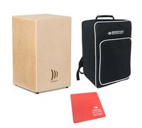 Schlagwerk CBA20S Cajon Assembly Kit + Keepdrum Backpack + Seat Pad Red