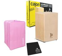 Schlagwerk CBA20S Cajon Kit + Keepdrum Bag Pink and Seat Pad