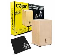 Schlagwerk CBA20S Cajon Quick Assembly Kit Percussion Instrument + Keepdrum Seat Pad