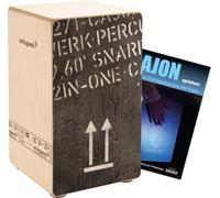 Schlagwerk CP 404 BLK Snare Cajon SET inkl. Cajonschule