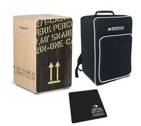 Schlagwerk CP404 BLK Cajon + Keepdrum Backpack Bag + Seat Pad