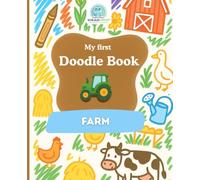 SchlaueKinder Doodle Book Farm Animals for Ages 1 and Up: Loving and clear farm illustrations for toddlers | Perfect for first doodles, exploring animals, and supporting early creativity