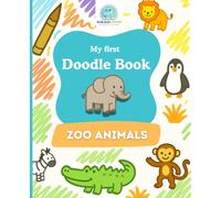 SchlaueKinder Doodle Book Zoo Animals for Ages 1 and Up: Soft and simple animal illustrations | Perfect for first doodles, discovering zoo animals, ... creativity: 5 (SchlaueKinder Doodle Books)
