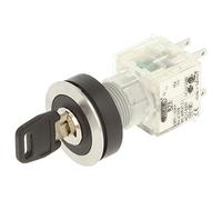 Schlegel 23.001.526 Key Switch Stainless Steel Locking 3 Positions 9-12 - 15 o'clock, Push Contact Sensor 2 N/O Contact