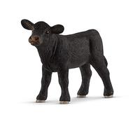 SCHLEICH 13880 Black Angus Calf, from 3 years, FARM WORLD - Figurine, 3 x 7 x 6 cm
