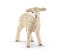 SCHLEICH 13883 Lamb Farm World Toy Figure, Realistic Animal Figurine for Kids Ages 3-8