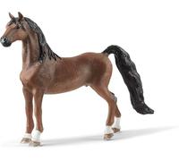 SCHLEICH 13913 American Saddlebred gelding Horse Club Toy Figurine for children aged 5-12 Years, Brown